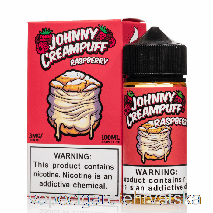 Vape Cigarete Raspberry - Johnny Creampuff - 100ml 3mg
